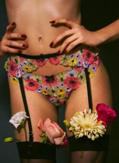 Fleur Du Mal Azalea Embroidery Thong -Fleur du Mal Shop 010 GA 250212 0109 web 1