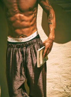 Fleur Du Mal Men's Jacquard PJ Pant -Fleur du Mal Shop 014 GA 240502 0051 copy web