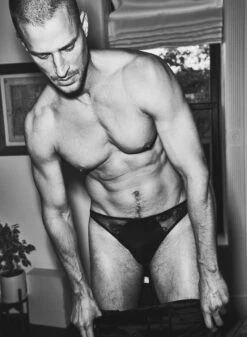 Fleur Du Mal Men's Bouquet Lace Thong