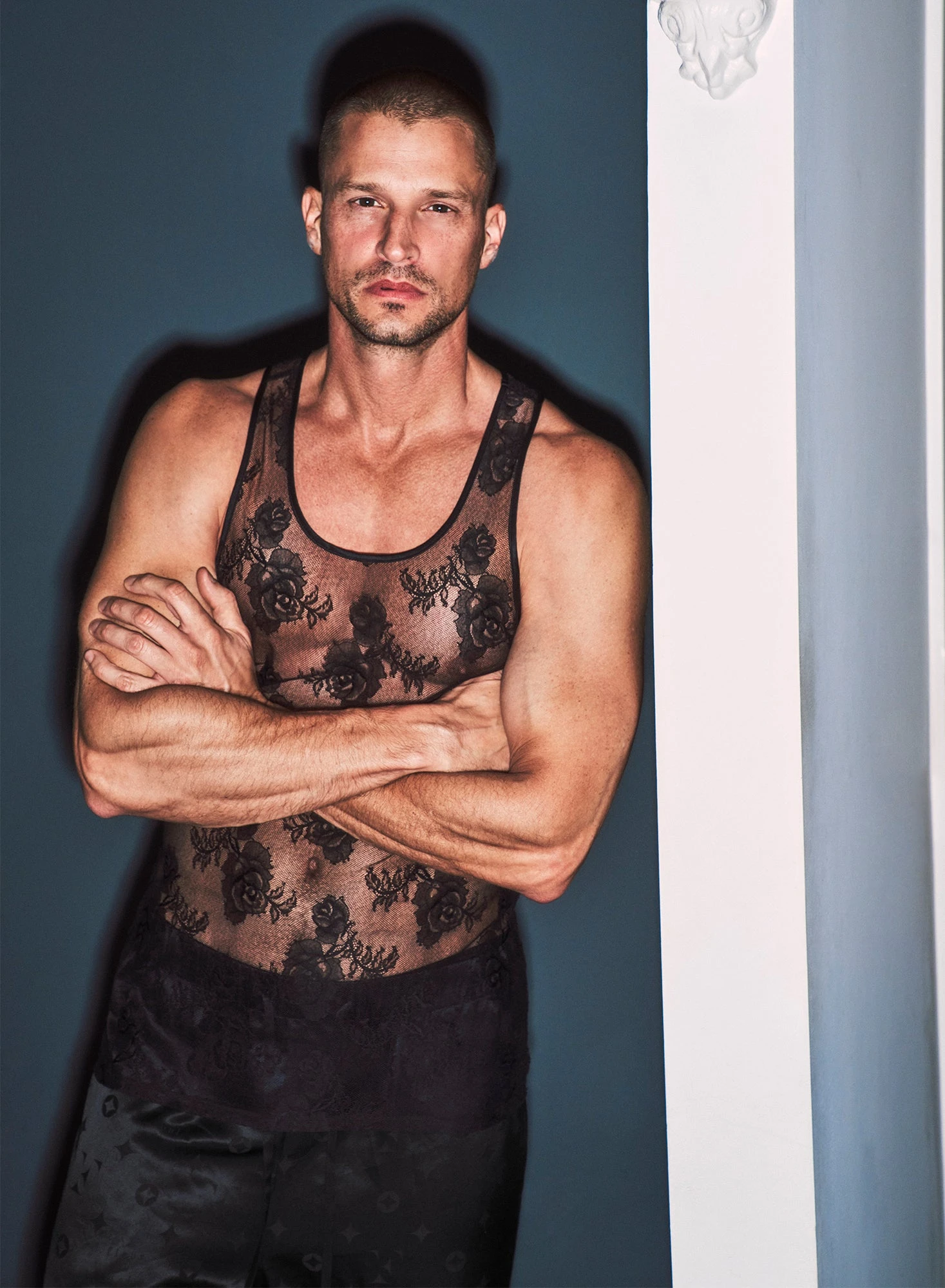 Fleur Du Mal Unisex Bouquet Lace Tank 3 Fleur Du Mal Unisex Bouquet Lace Tank