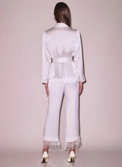 Fleur Du Mal Bianca Smoking Jacket -Fleur du Mal Shop Beaded Fringe Silk Pant 5 6b1590d1 b552 42ae bd71 98b7014421b0
