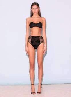 Fleur Du Mal Bouquet Lace High Waist Panty -Fleur du Mal Shop BouquetLaceHighWaist1