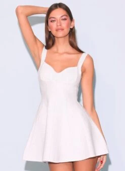 Fleur Du Mal Brigette Flared Dress -Fleur du Mal Shop BrigetteFlaredDress1