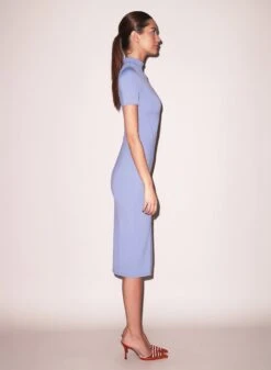 Fleur Du Mal Sleek Jersey Mock Neck Dress -Fleur du Mal Shop FDM 012424 11580 full 9ffe861c 1adc 4d10 ac6d 1f521c88ec29