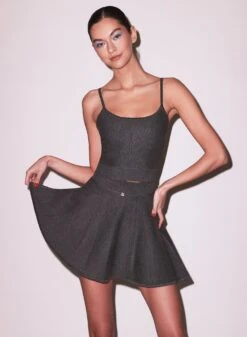 Fleur Du Mal Knit Corset Top