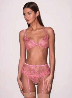 Fleur Du Mal Harper Embroidery Demi Bra 13 Fleur Du Mal Harper Embroidery Demi Bra -Fleur du Mal Shop FDM 012724 13786 full