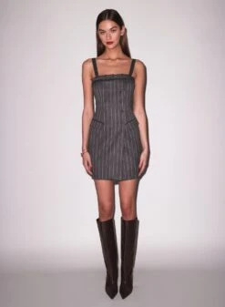 Fleur Du Mal Maxwell Mini Dress -Fleur du Mal Shop FDM 012724 15484 full