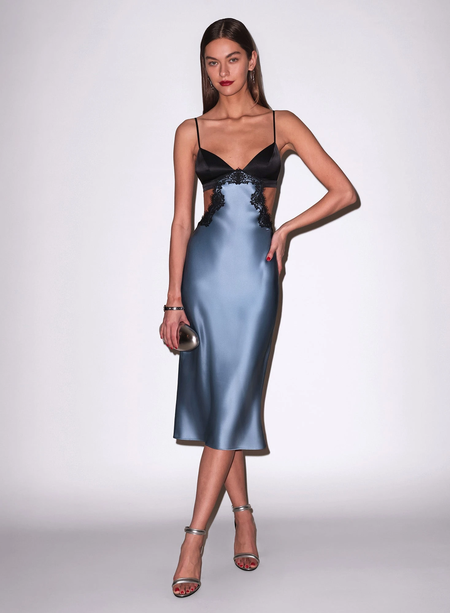 Fleur Du Mal Silk & Lace Cutout Slip 6 Fleur Du Mal Silk & Lace Cutout Slip - Image 4