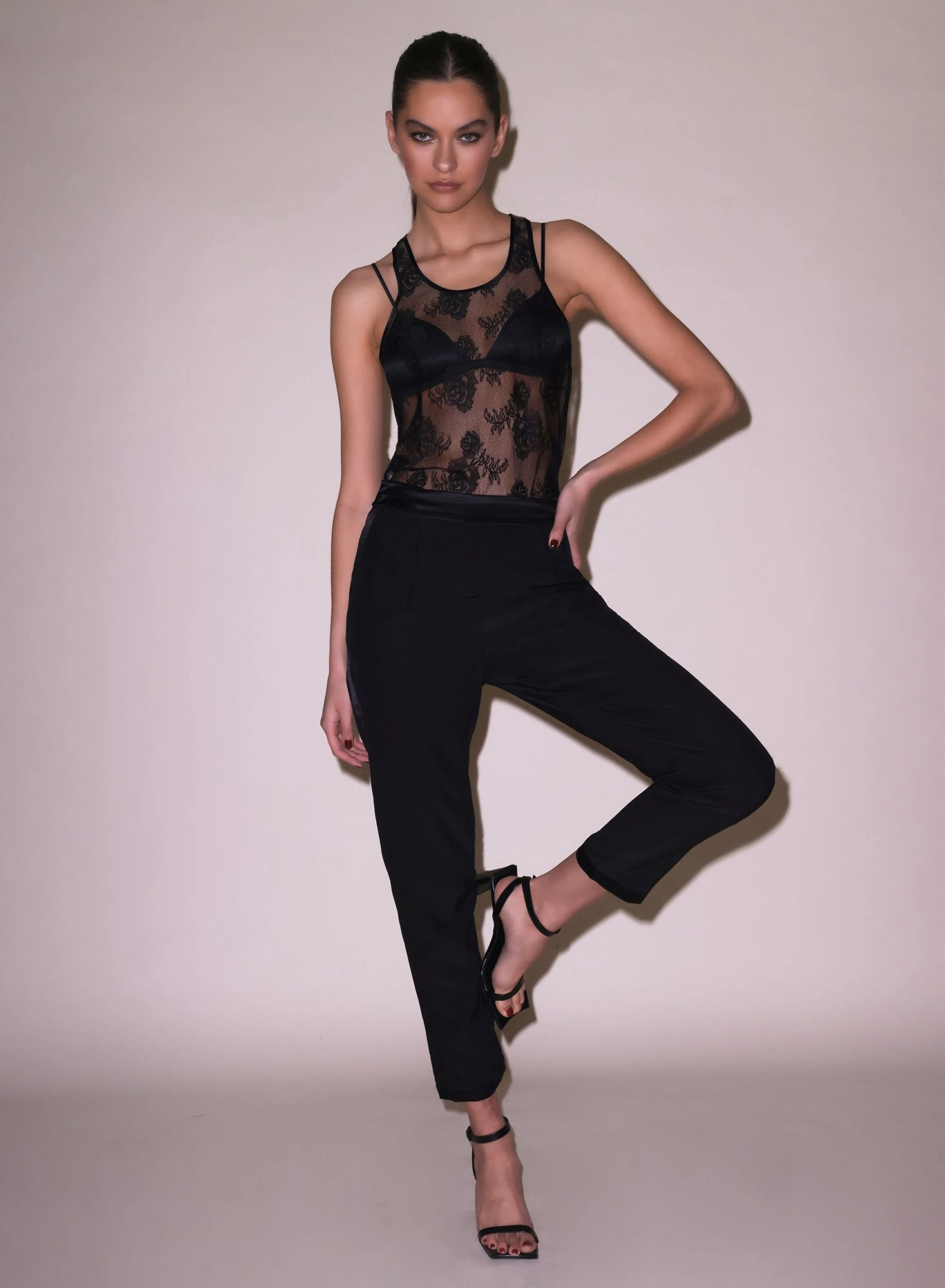 Fleur Du Mal Unisex Bouquet Lace Tank 7 Fleur Du Mal Unisex Bouquet Lace Tank - Image 5