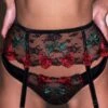 Fleur Du Mal Vampire Rose Embroidery Garter Belt -Fleur du Mal Shop FDM 040524 21304 2 full f4339deb e704 4aa3 b83f 3c4f11f5e1b6