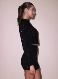 Fleur Du Mal Cashmere Mini Skirt -Fleur du Mal Shop FDM 040524 26147 2full