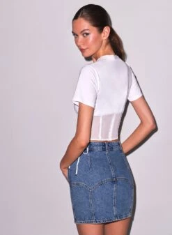 Fleur Du Mal Sabrina Corset T-Shirt -Fleur du Mal Shop FDM 041125 15331full