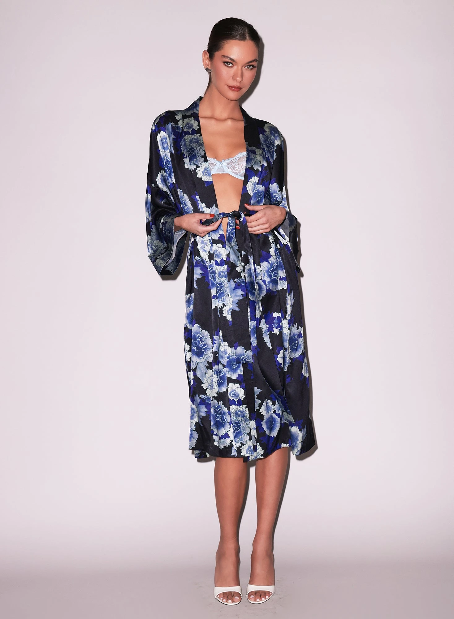 Fleur Du Mal Unisex Silk Kimono 6 Fleur Du Mal Unisex Silk Kimono - Image 4