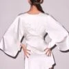 Fleur Du Mal Bride Embroidered Angel Sleeve Robe -Fleur du Mal Shop FDM 041125 6846 full