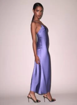 Fleur Du Mal Maxi High Slit Slip Dress -Fleur du Mal Shop FDM 072524 54247full