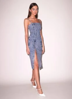 Fleur Du Mal Denim Undo Me Dress -Fleur du Mal Shop FDM 090424 65469 full 2384550c 0116 4790 8e4b 4be3036b7492
