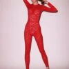 Fleur Du Mal Le Stretch Lace Catsuit 1 Fleur Du Mal Le Stretch Lace Catsuit -Fleur du Mal Shop FDM 091124 73968 2 full
