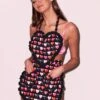 Fleur Du Mal Ruffle Heart Apron -Fleur du Mal Shop FDM 102524 88553full
