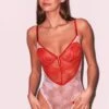 Fleur Du Mal Bouquet Lace Heart Bodysuit 1 Fleur Du Mal Bouquet Lace Heart Bodysuit -Fleur du Mal Shop FDM 102524 91992 full