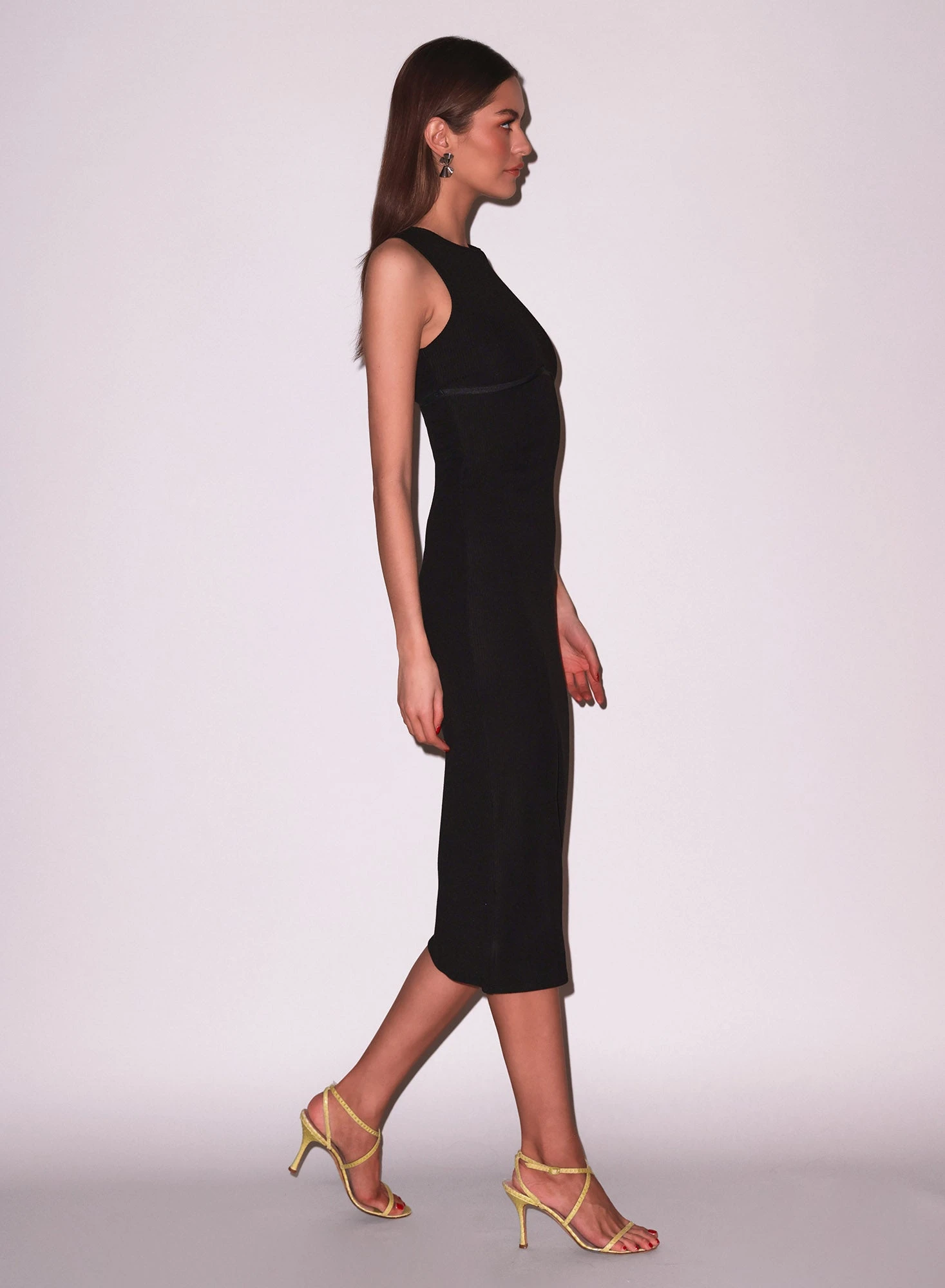 Fleur Du Mal Hourglass Rib Midi Dress 7 Fleur Du Mal Hourglass Rib Midi Dress - Image 5