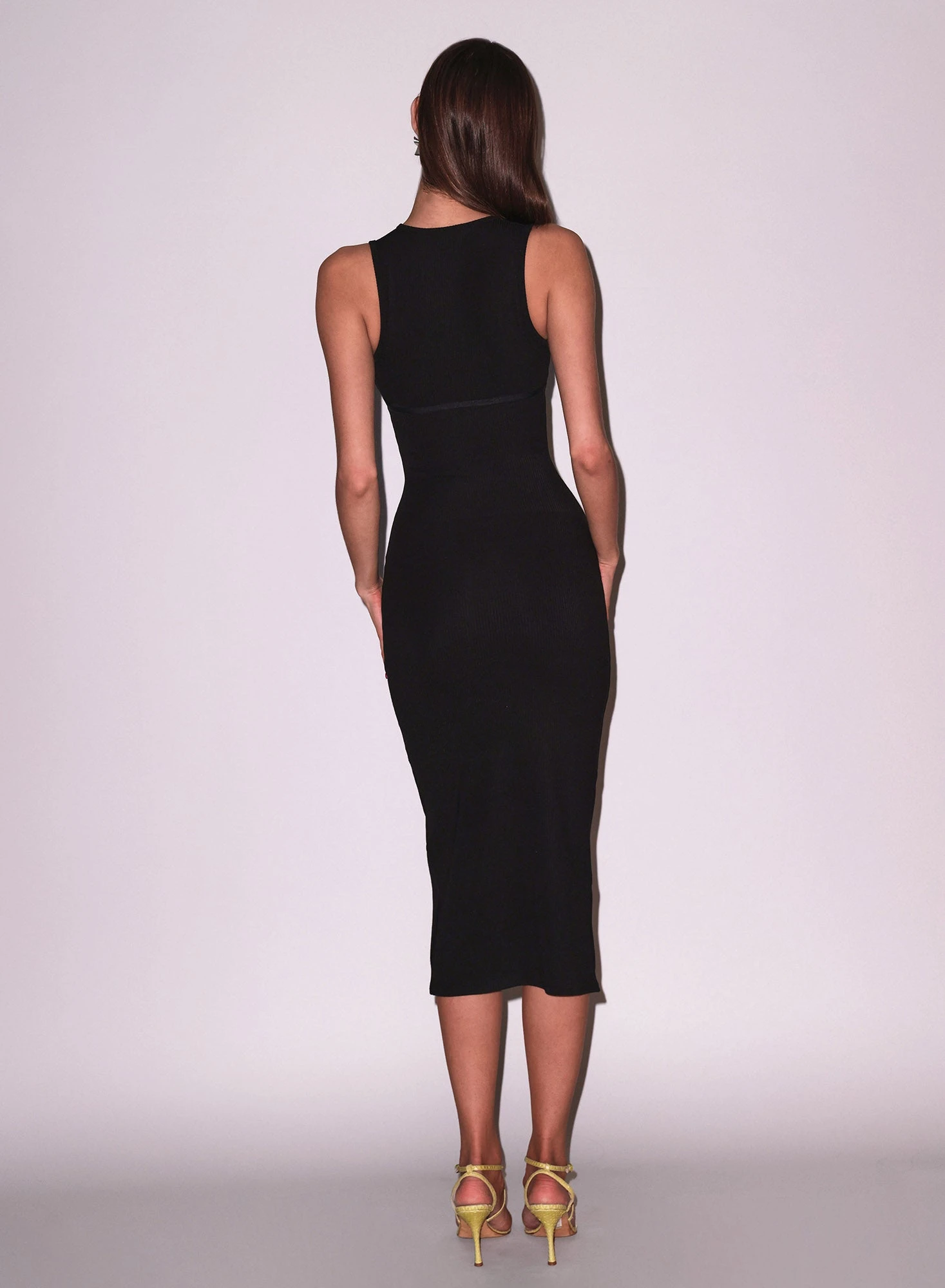 Fleur Du Mal Hourglass Rib Midi Dress 8 Fleur Du Mal Hourglass Rib Midi Dress - Image 6