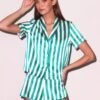 Fleur Du Mal Riviera Stripe PJ Top -Fleur du Mal Shop FDM 111824 103164full 1