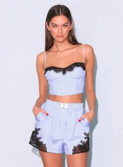 Fleur Du Mal Poplin & Lace Bustier 13 Fleur Du Mal Poplin & Lace Bustier -Fleur du Mal Shop FDM 112123 1 10050full
