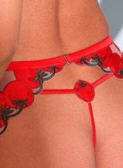 Fleur Du Mal Pomodoro Embroidery V-String -Fleur du Mal Shop FDM 112123 1 8159full 51d4f002 7e2d 414c b25f 2c00b60ad9c0