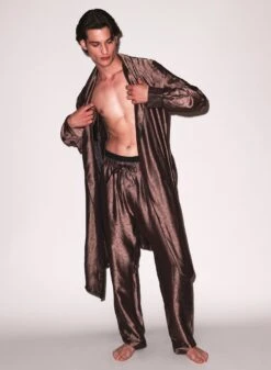 Fleur Du Mal Men's Jacquard PJ Pant -Fleur du Mal Shop FDM 112124 105556 1 full