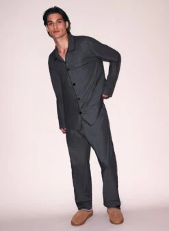 Fleur Du Mal Poplin PJ Top -Fleur du Mal Shop FDM 112124 106503 copy full