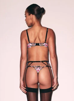 Fleur Du Mal Fidelia Embroidery Demi Bra -Fleur du Mal Shop FDM 112124 107400full