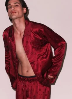 Fleur Du Mal Silk Jacquard PJ Top 13 Fleur Du Mal Silk Jacquard PJ Top -Fleur du Mal Shop FDM 112124 107962 full