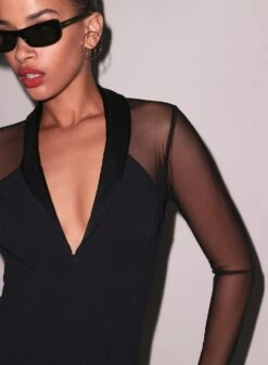 Fleur Du Mal Tuxedo Bodysuit
