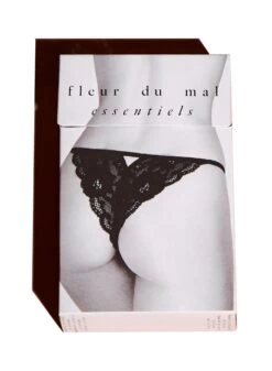 Fleur Du Mal Charlotte Lace Seamless String Cheeky