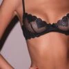 Fleur Du Mal Heart Embroidery Demi Bra 1 Fleur Du Mal Heart Embroidery Demi Bra -Fleur du Mal Shop Heart Embroidery Demi Bra9