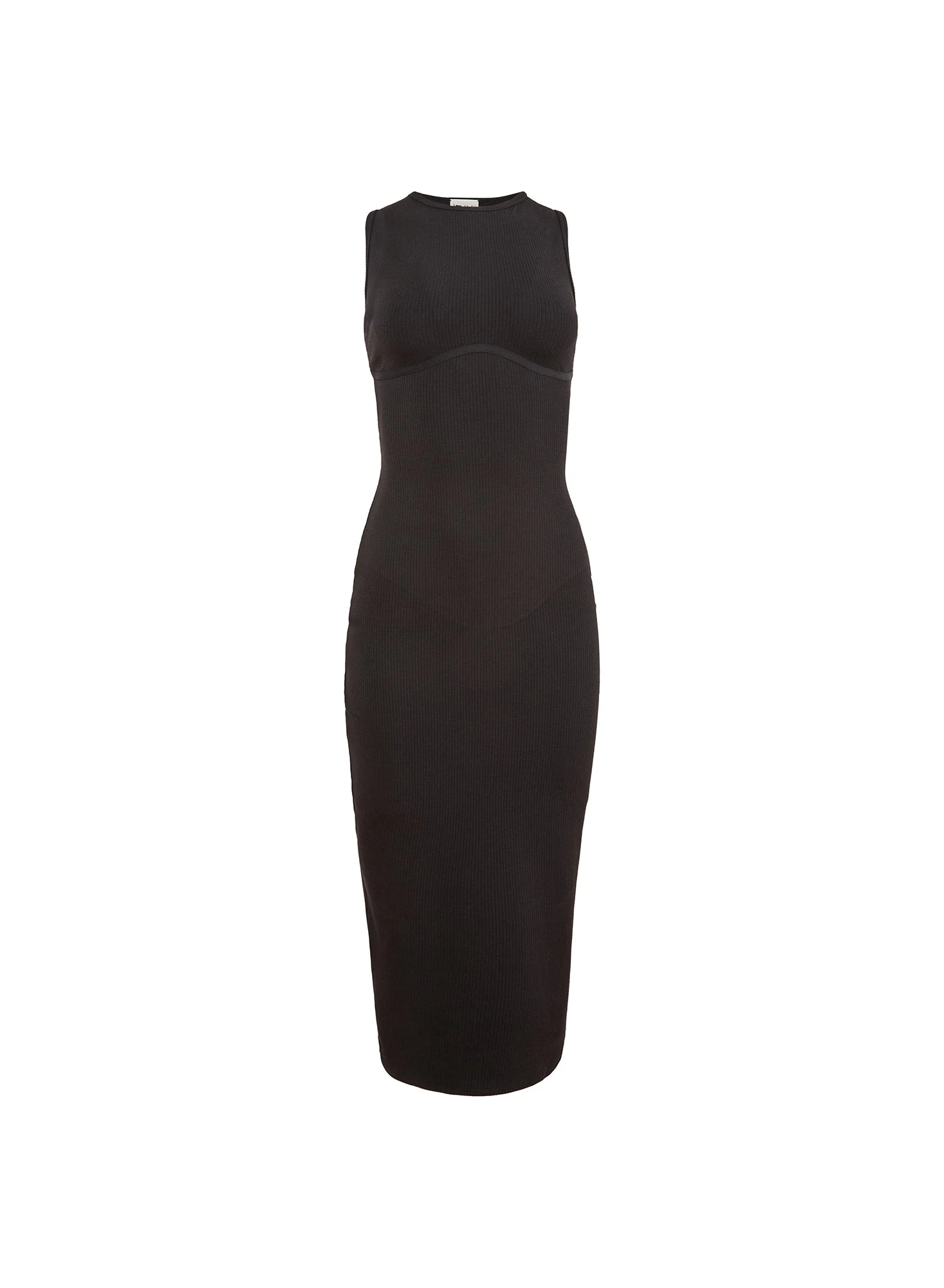 Fleur Du Mal Hourglass Rib Midi Dress 5 Fleur Du Mal Hourglass Rib Midi Dress - Image 3