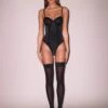 Fleur Du Mal Opaque Stay Up Stocking -Fleur du Mal Shop Opaque Stay Up