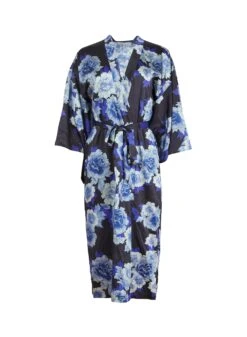 Fleur Du Mal Unisex Silk Kimono 13 Fleur Du Mal Unisex Silk Kimono -Fleur du Mal Shop SatinLuxeLongKimonoflat