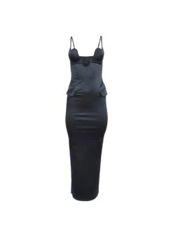 Fleur Du Mal Seduce-U Plunge Dress -Fleur du Mal Shop Seduce UMaxiDressBlack