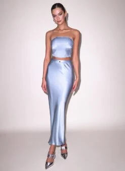 Fleur Du Mal Silk Bias Skirt