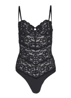 Fleur Du Mal Charlotte Balconette Bodysuit