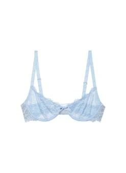 Fleur Du Mal Bianca Lace Bra -Fleur du Mal Shop biancabluebraflat
