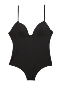 Fleur Du Mal Cupped Nonwire Bodysuit -Fleur du Mal Shop black BODYSUIT 1 e62d3492 aefe 4a06 846a 7f7410b1519c