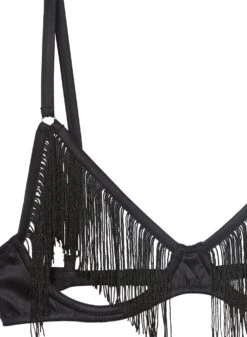 Fleur Du Mal Fringe Ouvert Bra 14 Fleur Du Mal Fringe Ouvert Bra -Fleur du Mal Shop blackfringebraflat2