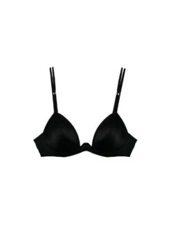 Fleur Du Mal Luxe Plunge Bra 11 Fleur Du Mal Luxe Plunge Bra -Fleur du Mal Shop blackplungeflat1