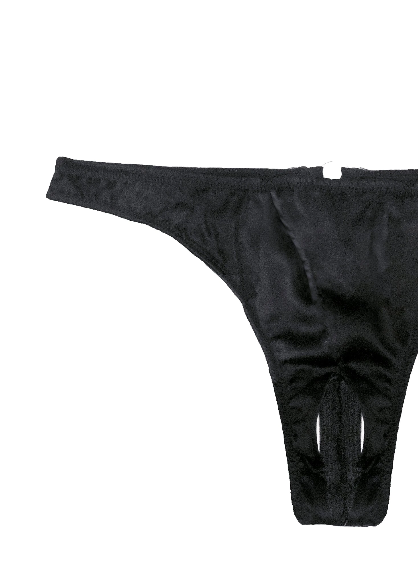 Fleur Du Mal Luxe Crotchless Thong 4 Fleur Du Mal Luxe Crotchless Thong - Image 2