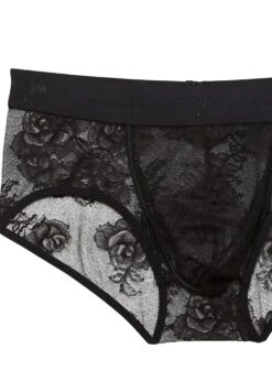 Fleur Du Mal Men's Bouquet Lace Brief -Fleur du Mal Shop bouquetbriefflat2