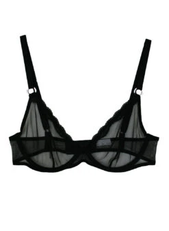 Fleur Du Mal Sheer Tulle Demi Bra 11 Fleur Du Mal Sheer Tulle Demi Bra -Fleur du Mal Shop br0036 0100 1