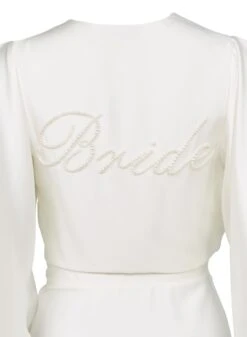 Fleur Du Mal Bride Embroidered Angel Sleeve Robe -Fleur du Mal Shop briderobeflat2