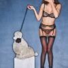 Fleur Du Mal Sophia Lace Garter Belt -Fleur du Mal Shop campaign Sophia Lace Lingerie FDM 1 1